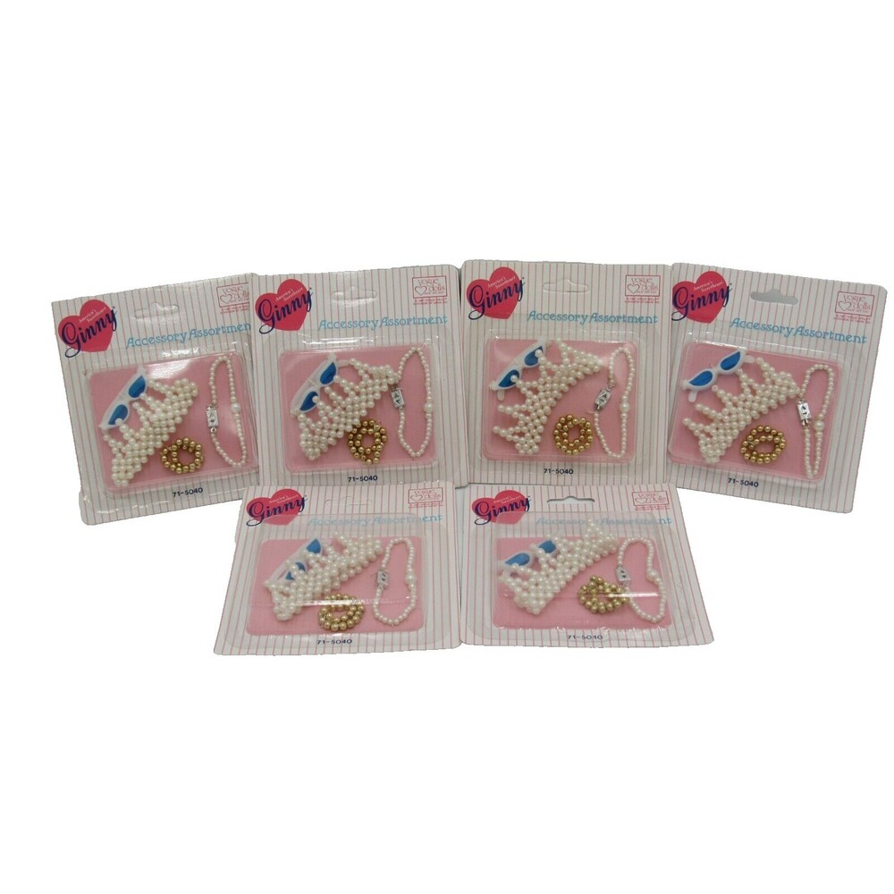 Ginny Doll Accessory Assortment 1987 for Vogue Dolls Lot of 6 Sealed 71-5040